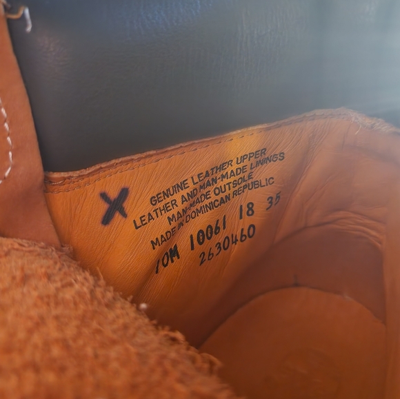 Mens/Hommes 6in Wheat Nubuck Timberland Boots Size 10.5 (Price is firm) - Picture 8 of 9